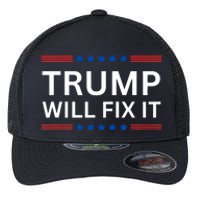 Trump Vance 2024 Election Will Fix It Flexfit Unipanel Trucker Cap