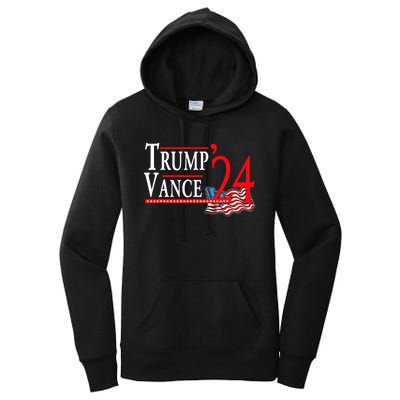 Trump Vance 2024 President Trump Supporter Re Election Women's Pullover Hoodie