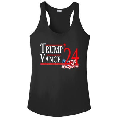 Trump Vance 2024 President Trump Supporter Re Election Ladies PosiCharge Competitor Racerback Tank