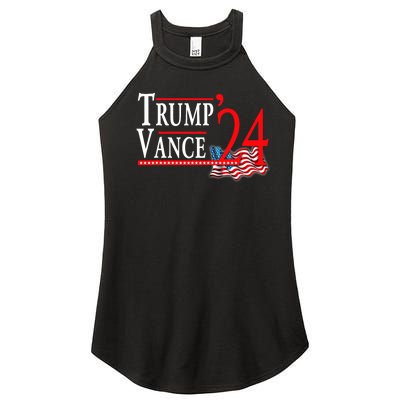 Trump Vance 2024 President Trump Supporter Re Election Women's Perfect Tri Rocker Tank