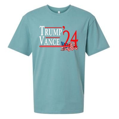 Trump Vance 2024 President Trump Supporter Re Election Sueded Cloud Jersey T-Shirt