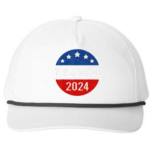 Trump Vance 2024 For President Vp Usa Republican Election Snapback Five-Panel Rope Hat