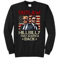 Trump Vance 2024 Outlaw Hillbilly Us Flag Vintage Sweatshirt