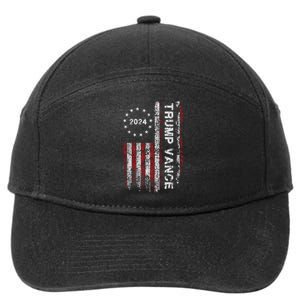 Trump Vance 2024 7-Panel Snapback Hat