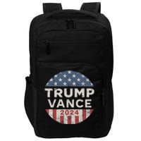 Trump Vance 2024 Vintage Button Usa Impact Tech Backpack