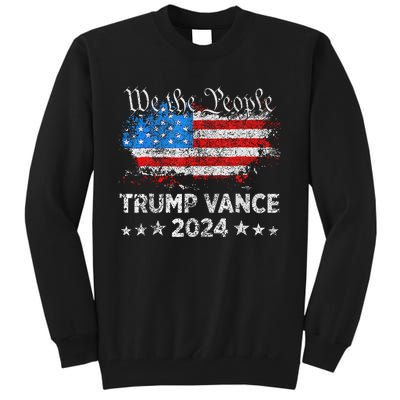 Trump Vance 2024 President Trump Supporter Reelection Tall Sweatshirt