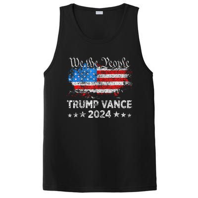 Trump Vance 2024 President Trump Supporter Reelection PosiCharge Competitor Tank