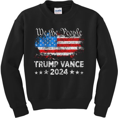 Trump Vance 2024 President Trump Supporter Reelection Kids Sweatshirt