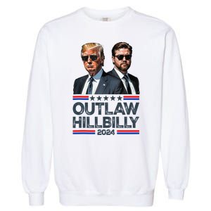 Trump Vance 2024 Outlaw Hillbilly Garment-Dyed Sweatshirt