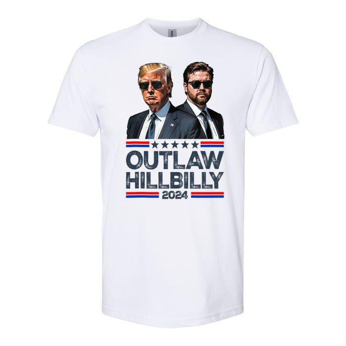 Trump Vance 2024 Outlaw Hillbilly Softstyle CVC T-Shirt