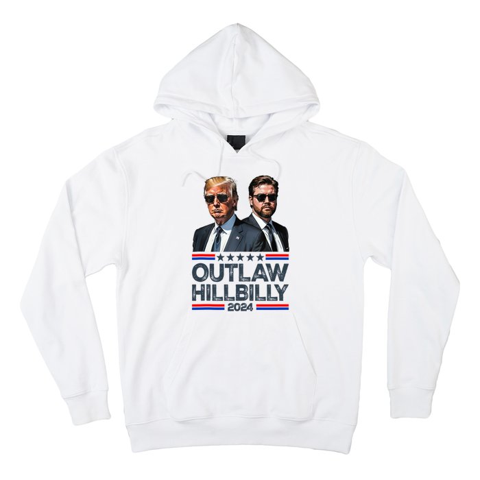 Trump Vance 2024 Outlaw Hillbilly Hoodie