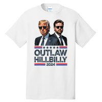 Trump Vance 2024 Outlaw Hillbilly Tall T-Shirt