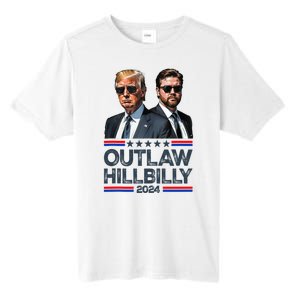 Trump Vance 2024 Outlaw Hillbilly Tall Fusion ChromaSoft Performance T-Shirt