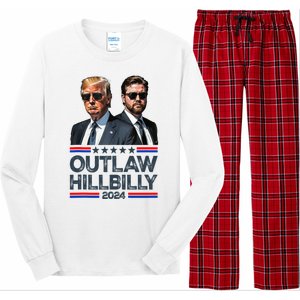 Trump Vance 2024 Outlaw Hillbilly Long Sleeve Pajama Set