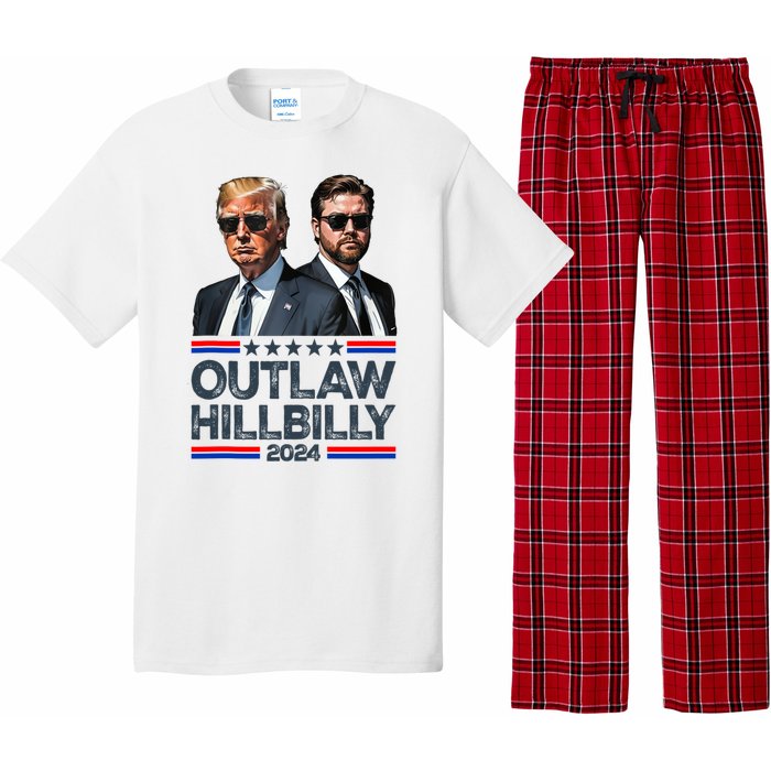 Trump Vance 2024 Outlaw Hillbilly Pajama Set