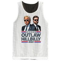 Trump Vance 2024 Outlaw Hillbilly Mesh Reversible Basketball Jersey Tank