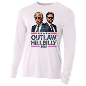 Trump Vance 2024 Outlaw Hillbilly Cooling Performance Long Sleeve Crew