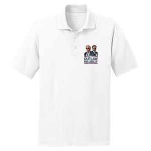 Trump Vance 2024 Outlaw Hillbilly PosiCharge RacerMesh Polo