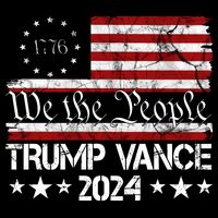 Trump Vance 2024 President Trump Usa Flag Election Backpack