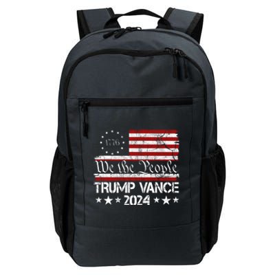 Trump Vance 2024 President Trump Usa Flag Election Daily Commute Backpack