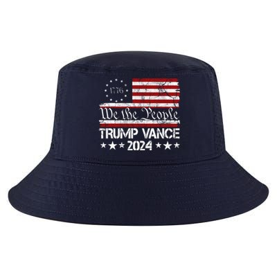 Trump Vance 2024 President Trump Usa Flag Election Cool Comfort Performance Bucket Hat