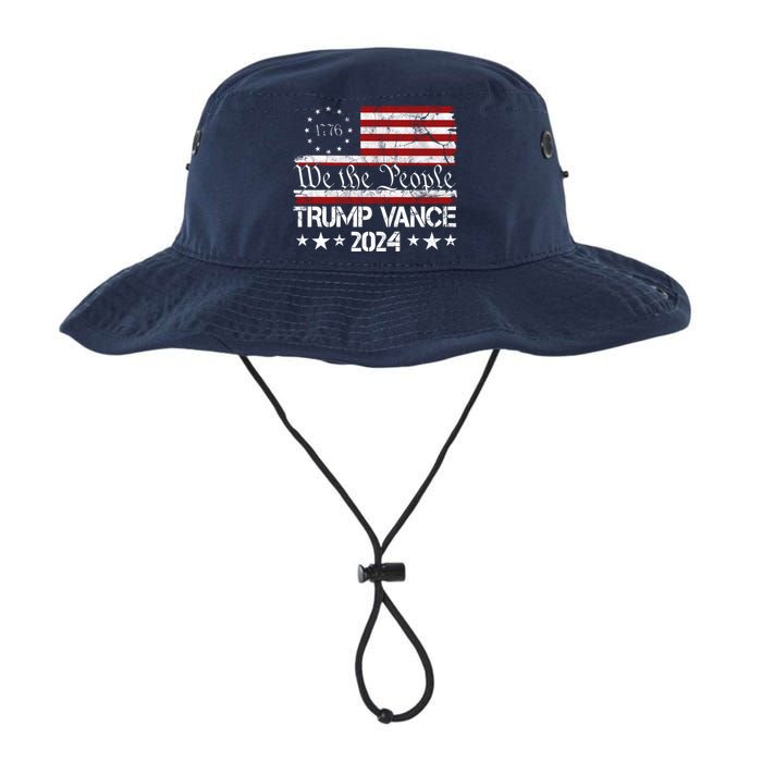 Trump Vance 2024 President Trump Usa Flag Election Legacy Cool Fit Booney Bucket Hat