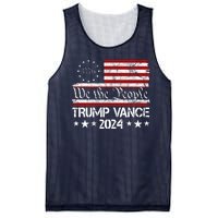 Trump Vance 2024 President Trump Usa Flag Election Mesh Reversible Basketball Jersey Tank