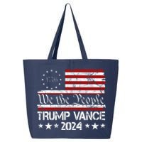 Trump Vance 2024 President Trump Usa Flag Election 25L Jumbo Tote