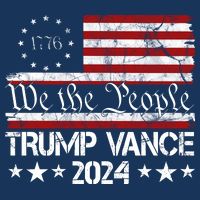 Trump Vance 2024 President Trump Usa Flag Election Kids T-Shirt