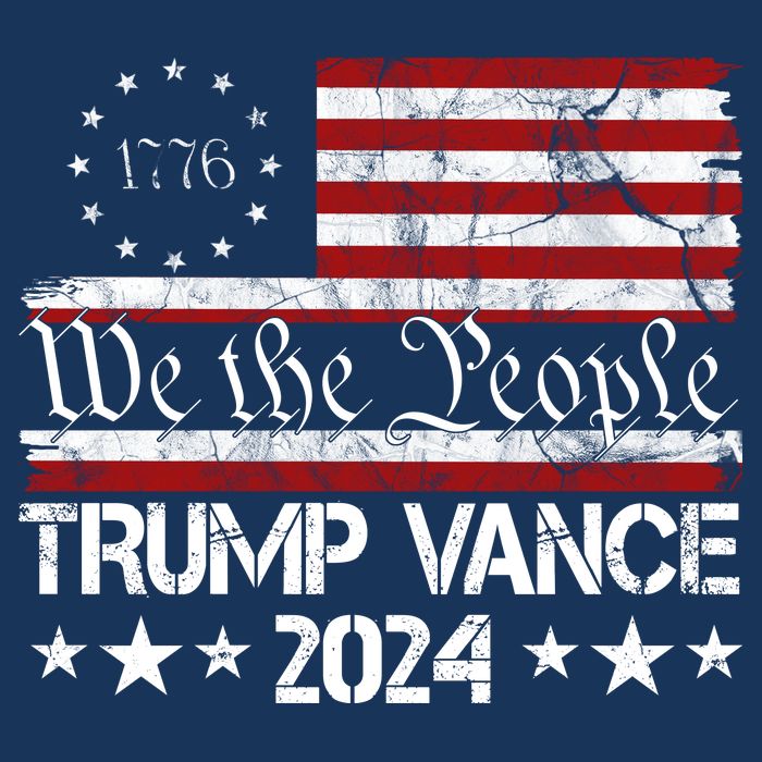Trump Vance 2024 President Trump Usa Flag Election Kids T-Shirt
