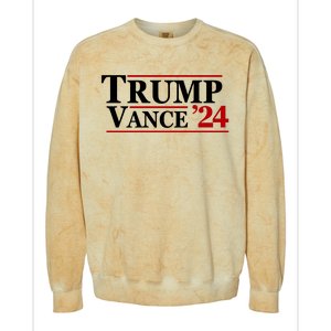 Trump Vance 2024 Colorblast Crewneck Sweatshirt