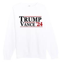 Trump Vance 2024 Premium Crewneck Sweatshirt