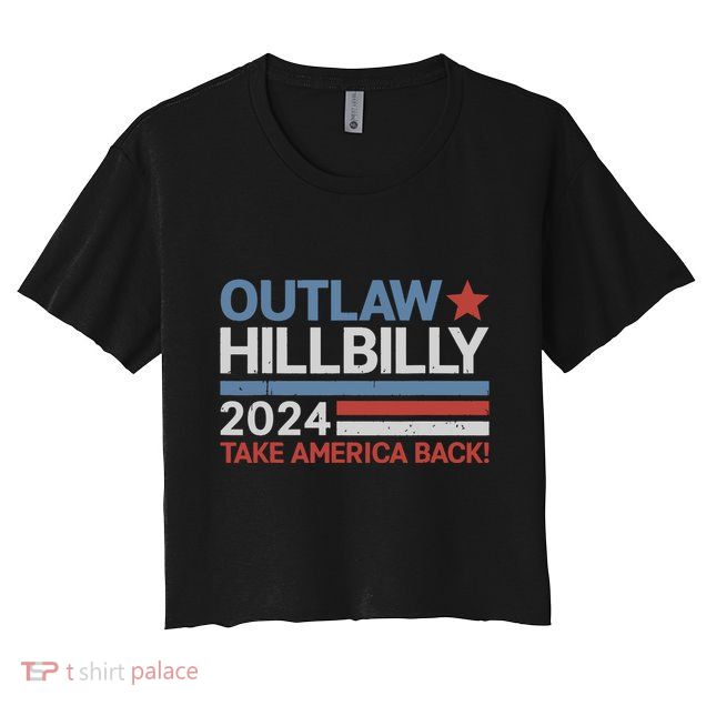 Trump Vance 2024 Donald Trump Jd Vance Outlaw Hillbilly Crop Top