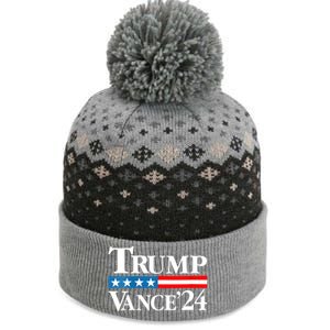 Trump Vance 2024 For President Vp Usa Election Patriotic The Baniff Cuffed Pom Beanie