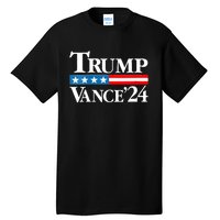 Trump Vance 2024 For President Vp Usa Election Patriotic Tall T-Shirt