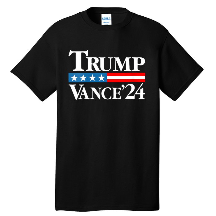 Trump Vance 2024 For President Vp Usa Election Patriotic Tall T-Shirt