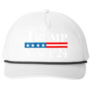 Trump Vance 2024 For President Vp Usa Election Patriotic Snapback Five-Panel Rope Hat