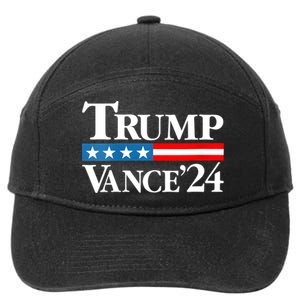 Trump Vance 2024 For President Vp Usa Election Patriotic 7-Panel Snapback Hat