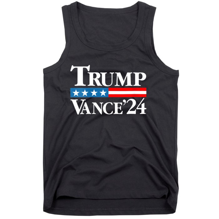 Trump Vance 2024 For President Vp Usa Election Patriotic Tank Top