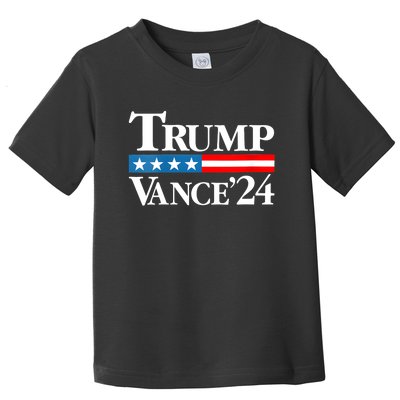 Trump Vance 2024 For President Vp Usa Election Patriotic Toddler T-Shirt