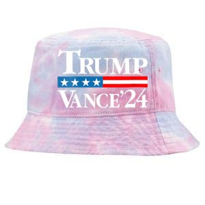 Trump Vance 2024 For President Vp Usa Election Patriotic Tie-Dyed Bucket Hat