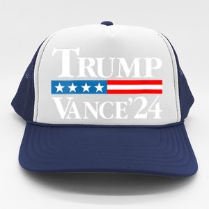 Trump Vance 2024 For President Vp Usa Election Patriotic Trucker Hat