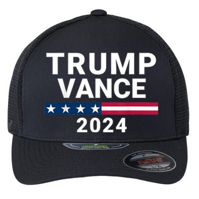 Trump Vance 2024 For President Vp Usa Republican Election Flexfit Unipanel Trucker Cap