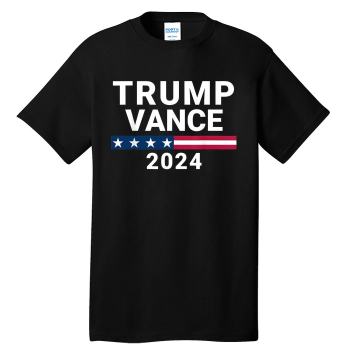 Trump Vance 2024 For President Vp Usa Republican Election Tall T-Shirt