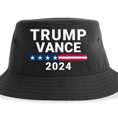 Trump Vance 2024 For President Vp Usa Republican Election Sustainable Bucket Hat