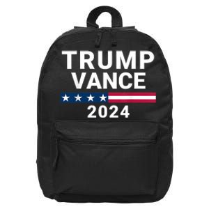 Trump Vance 2024 For President Vp Usa Republican Election 16 in Basic Backpack