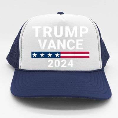 Trump Vance 2024 For President Vp Usa Republican Election Trucker Hat