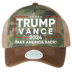 Trump Vance 2024 Take America Back Vice President Election Legacy Tie Dye Trucker Hat