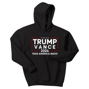 Trump Vance 2024 Take America Back Vice President Election Kids Hoodie