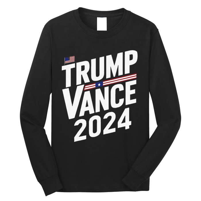 Trump Vance 2024 Election Donald Trump Jd Vance 2024 Long Sleeve Shirt